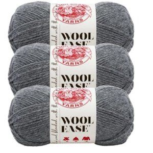* 3 pack* Lion Brand Yarn Oxford Grey Wool Blend M